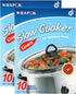 Slow Cooker Liners - Kitchen Disposable Cooking Bags BPA Free for Oval or Round Pot, Small Size 11 x 16 Inch, Fits 1 to