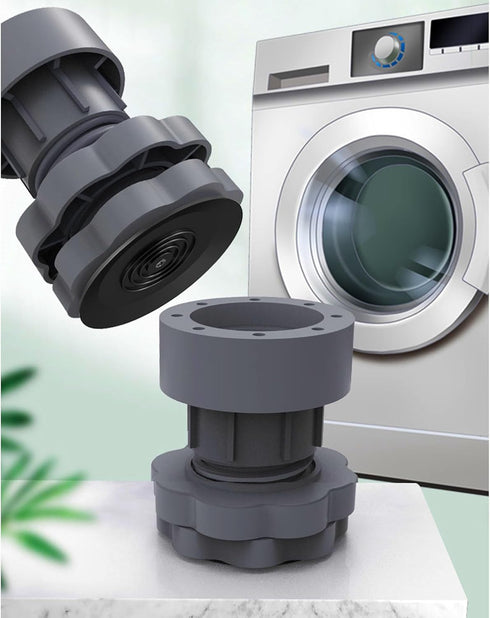 4Pcs Anti Vibration Pads for Washing Machine, Height Adjustable Shock and Noise Cancelling Pads