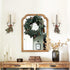 Double Armed Iron Candle Holders, Metal Wall Sconce Holder Set of 2, Black Modern Wall Candle Sconces for Living Room,