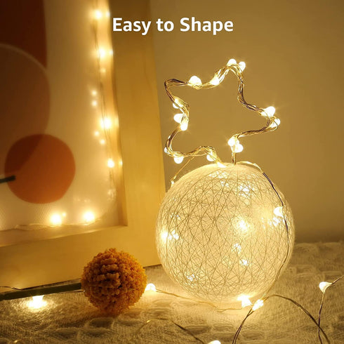20 8 Pack Lighting EVER Fairy Lights Battery Operated LED Mini String Lights, Small Pixie Lights for Mason Jars