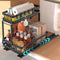 NECHEGI Double Sliding Under Sink Organizer, 2 Tier Pull Out Cabinet Storage Basket, Heavy-Duty Carbon Steel Shelf for