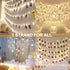 Decute 100 LED 50 Photo Clips String Lights, 33FT Starry Fairy Lights for Hanging Pictures, USB Powered with Switch,