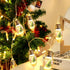 HFXXAD 10 Bulbs Decorate(6.6 Christmas Tree Snow Globe String Lights, LED Clear Christmas Tree String Lights