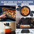 Walfos Silicone Trivets for Hot Pots and Pans - Multi-Purpose Heat Resistant Hot Pads for Kitchen Counter