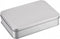 uxcell Metal Tin Box, 6.3" x 4.33" x 1.38" Rectangular Empty Tinplate Container with Lids for Home Organizer, Crafts