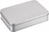 uxcell Metal Tin Box, 6.3" x 4.33" x 1.38" Rectangular Empty Tinplate Container with Lids for Home Organizer, Crafts