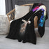 Baegopa Cozy 60"X50" Funny Cat Blanket Cute Cat Lover Gifts Throw Blankets for Girls Boys Adult Women Men Kids Plush