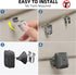 Goabroa 10 Pack Vinyl Siding Clips, No-Hole Outdoor Siding Hanger Camera Mount Clips