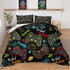 Set (Comforter-Game25, Gaming Comforter for Boys Teen,Game Contoller Bedding for Boys Kids,Down Alternative Comforter