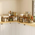 Set of 4 Kitchen Cabinet Shelf Organizers, 15.75'' Width, Stackable & Expandable Kitchen Storage, Spice Rack for