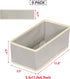 DIOMMELL Foldable Cloth Storage Box, Closet Dresser Drawer Organizer, Fabric Baskets for Clothes, Set of 9 Grey 090