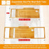 Premium Bamboo Bathtub Tray Caddy - Expandable Bath Tray Table for Most Bathtubs
