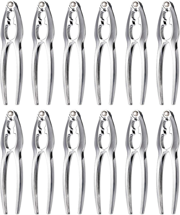 12Pcs Crab Crackers and Tool, Nut Crackers for King Crab Legs, Stainless