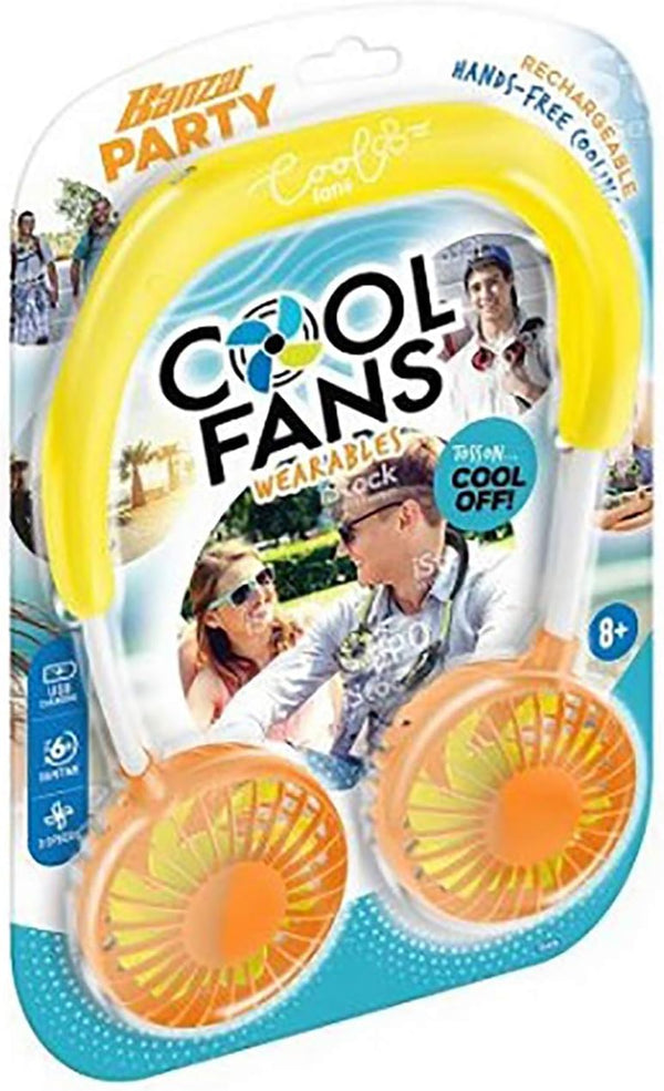 BANZAI Wearable Cool Fans - Colors May Vary