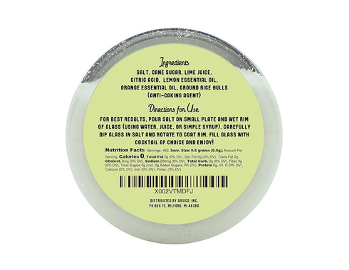 Rimmers Rimming 8 oz, 452 Barrel Roll Bar Essentials Cocktail - Bartender Accessories, Finishing Salt Garnish