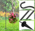 27-Inch 1 Pack IMIKEYA Shepherds Hooks for Outdoor: Garden Stake Hook Adjustable Plant Stand Hanger for Bird Feeder