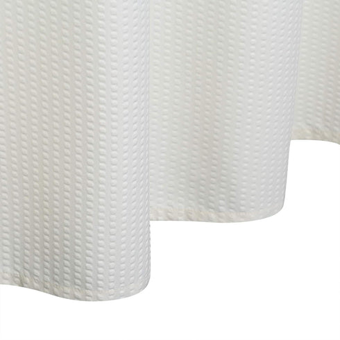 72x84 Inches CAROMIO Soft Microfiber Fabric Shower Curtain or Liner for Bathroom, Decorative Embossed Pattern, Water