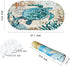 MOLFUJ Non Slip Sea Turtle Bathtub Mat with Suction Cups, Oval Pebble Shower Mat for Baby Tub,Safety Vinyl Anti-Skid