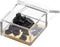 OfficeGoods Acrylic Desk Organizer – Elegant Odds & Ends Box with Gold Base for Home, Office, Kitchen, Bathroom - Small