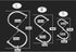 Heavy Duty Metal Chrome Plated S Shape Hooks, Set of 10 Large