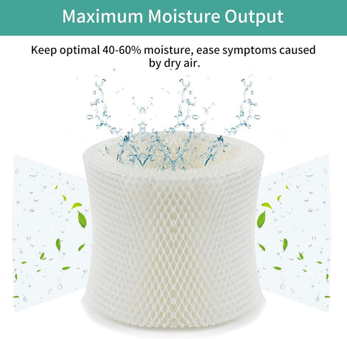 MAF2 Humidifier Filter, 4 Packs, Compatible with Aircare MA0800, MA0600, Kenmore Models