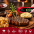 Instant Read Digital Meat Thermometer, Accurate Food Thermometer for Cooking and Baking, Red