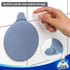 MR.SIGA Silicone Bathtub Stopper, Drain Stopper for Shower and Sink, 5.1" Diameter, 3 Pack