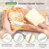 Wooden Handle Spatula Set, 12" & 9" Rubber Spatulas for Baking, Cooking, and Mixing