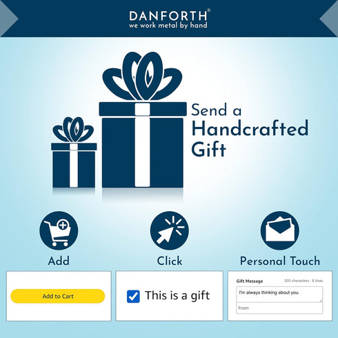 DANFORTH Birthday Train (7 - Fawn), Handcasted Pewter, Made in USA