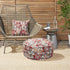 Magpie Fabrics D20 xH9, Indoor/Outdoor Inflatable Stool Ottoman Pouf, Water Repellent Round Footrest Footstool
