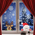 300 PCS Christmas Snowflake Window Cling Stickers, 8 Sheet Holiday Decals for Glass Decorations