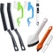 Crevice Cleaning Brush, Hard Bristle 3 in 1 Multifunctional Cleaning Brushes for Small Spaces