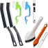 Crevice Cleaning Brush, Hard Bristle 3 in 1 Multifunctional Cleaning Brushes for Small Spaces
