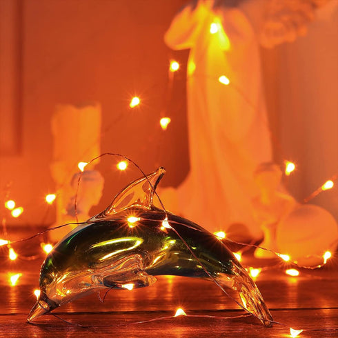 1 Pack 3*AAA Decoration(5m/16ft Ariceleo Mini Halloween Fairy Lights Battery Operate, Copper Wire Night Lights Battery