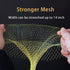 TEMUCY 24 Inch (Yellow-100PCS) Plastic Mesh Produce Bags, Seafood Boil Bags for Crawfish Crab Shellfish Cooking