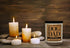 Dog Dad Kraft Label Scented Soy Candle, 10 Oz Glass Jar, Orange, Mango, Goji Berry, Made in USA