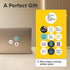 Super Cute Fridge & Locker Magnets - 12 Glass Magnets with Vibrant Colors for Photos & Notes
