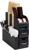 Mind Reader Cup and Condiment Station, Countertop Organizer, Coffee Bar, Kitchen, Stirrers,