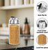 Sets, 14 OZ 2 Pack Large Sugar Dispenser Shaker Glass Sugar Container with Pour Spout for Coffee, Tea, Milk