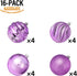 XmasExp 16ct Christmas Balls Ornaments, Shatterproof Large Hanging Balls for Holiday Decorations