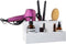 Spiretro Hair Tools Organizer, Wood White Holder for Blow Dryer, Straightener, Curling Wand, Vanity & Bathroom Storage