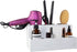 Spiretro Hair Tools Organizer, Wood White Holder for Blow Dryer, Straightener, Curling Wand, Vanity & Bathroom Storage