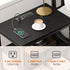 3-Tier DUMOS Bedside Table with Charging Station and Adjustable Fabric Drawer Compact Nightstand Storage Organizer End