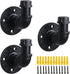 Industrial Pipe Hooks 3 Pack, Heavy Duty Wall Mounted Robe Towel Hook, Rustic Coat Hanger Hat Holder