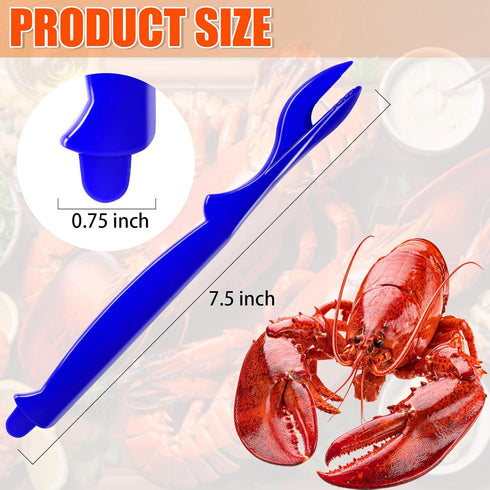 ALDMIO 12Pcs Crab Legs Crackers, Crackers and Tools Cracker Picks Tools Crab for Lobster Crayfish, Easy Opener
