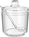 Quald Sugar Container with Lid and Spoon,Sugar Bowl Acrylic Jar for Coffee Bar