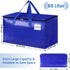 EpicTotes Supplies(88L, 10-Pack, Moving Bags, Storage Bags with Sturdy Handles and Heavy Duty Zippers, Storage Totes