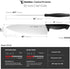 Cuisine Pro 12-Inch Chef Knife, NSF Certified High Carbon Stainless Steel Blade, Ergonomic Handle