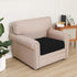 Easy-Going Black Stretch Chair Cushion Cover, Sofa Cushion Furniture Protector, Soft Flexibility with Elastic Bottom