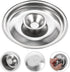 Hemoton Frying Pan Lid, Stainless Steel Universal Lid for Pots, Pans, Skillets - Replacement Frying Pan Cover